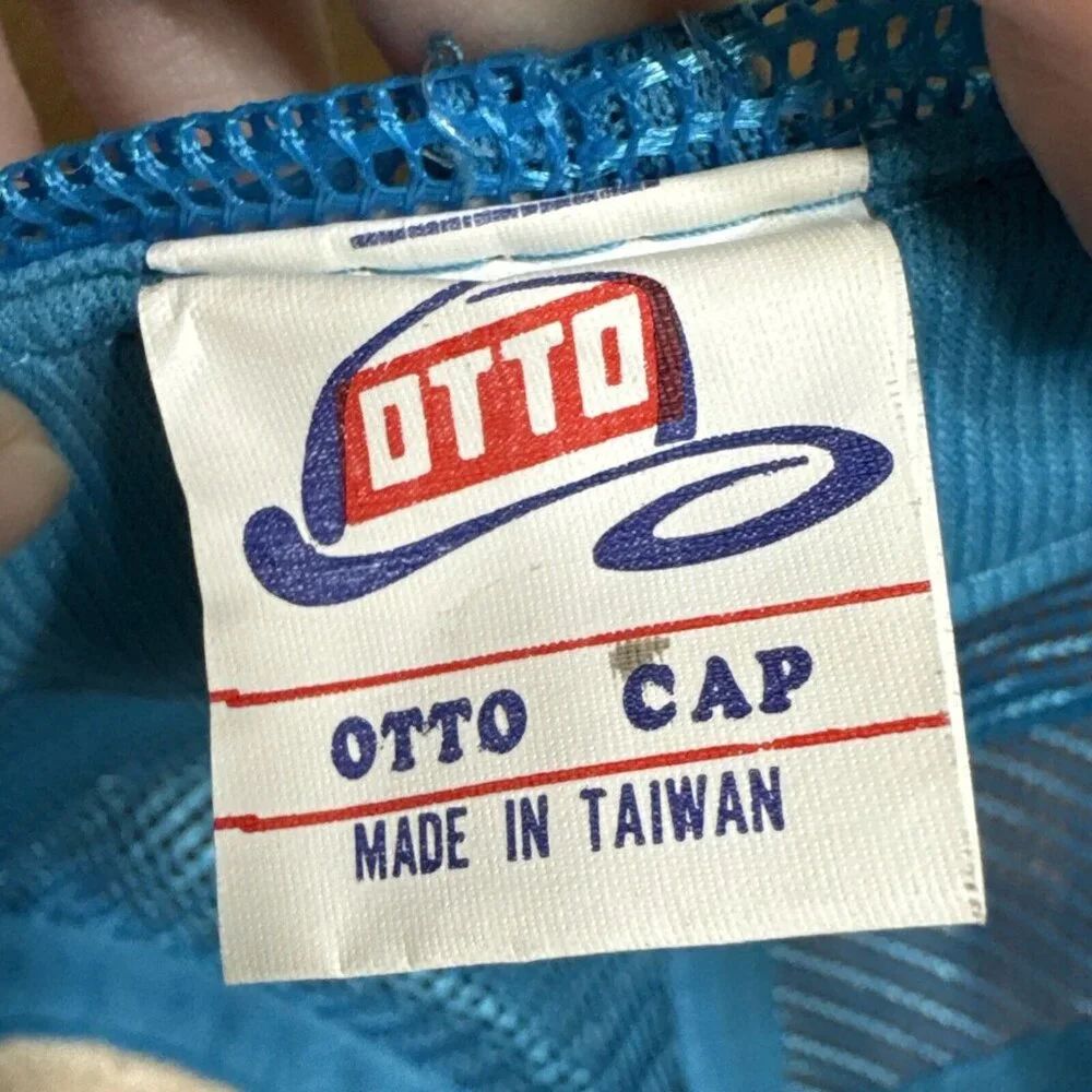 VINTAGE OTTO Montana Big Sky Country Snapback Mesh Hat Blue‎ White Adjustable - Picture 7 of 9